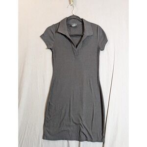 JUSTIFY Women's Polo Dress – Black, Casual Style, Size M